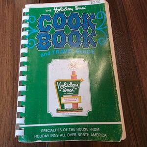 Holiday Inn Cookbook Travel Guide Vintage 1966 Spiral Bound Retro